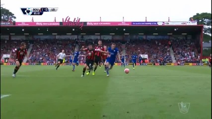 Борнемут - Лестър 1:1, Висша лига, 4-и кръг