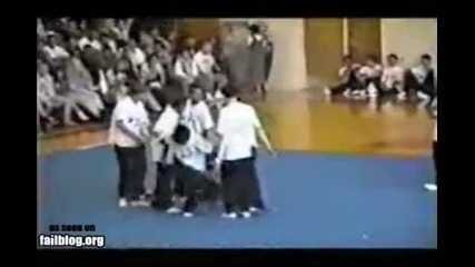Gymnastics Stunt Fail 