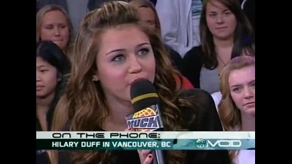 Miley Cyrus Interview on Much On Demand 12_14_07 Part 2 of 3