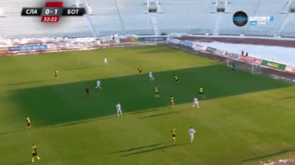 Славия - Ботев Пд 1:1 /първо полувреме/