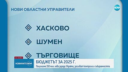 Кабинетът назначи нови зам.-министри и областни управители