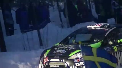 Кен Блок. Wrc Швеция 2011. Луд скок