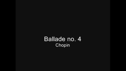 Chopin - Ballade No4 In F Minor