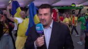 Загубата от Нидерландия не сломи доброто настроение на румънските фенове (видео)
