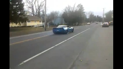 Зверски старт от Chevy Corvette Zr1