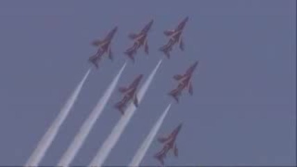 Red Arrows At Suffolk Air Show