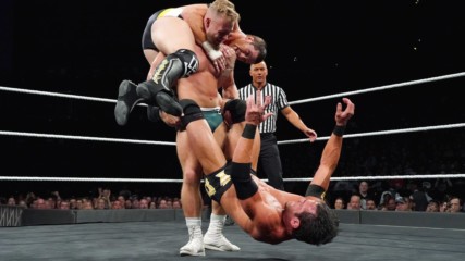 Tyler Bate's amazing show of strength takes out Undisputed ERA: NXT TakeOver: Brooklyn IV (WWE Network Exclusive)
