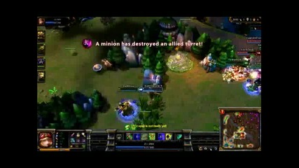 Teemo lives! jumps over jarvans ult!