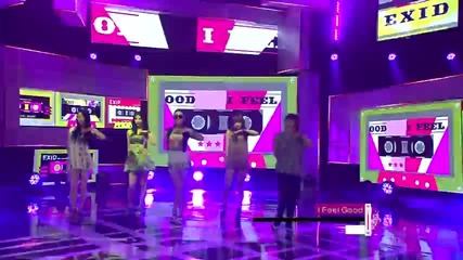 Exid - I Feel Good @ Music Core (08.09.2012)