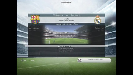 Fifa 14 4:0 срещу Real Madrid, Legendary mode