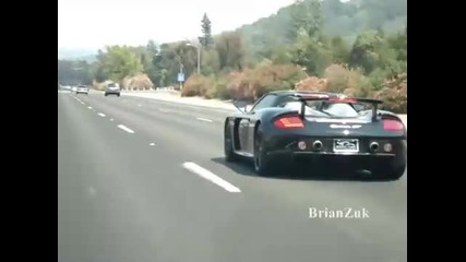 Porsche Carrera Gt with Awe Tuning Straight Pipes In Action