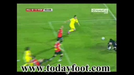 Football Watch Match Highlights and goals of La liga Mallorca 0 - 1 Barcelona (19h00) 27 03 2010 