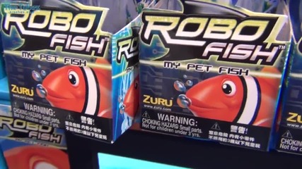 Реалистични "robofish" в панаир за играчки в Токио 2012