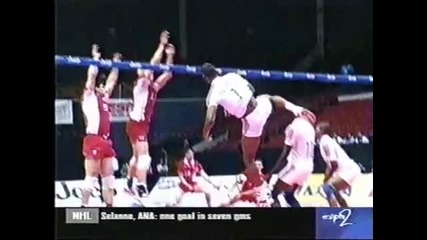 Leonel Marshall 50 inch vertical jump - Cuba Volleyball 