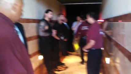 The Shield before they enter through the audience
