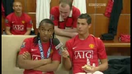 Cristiano Ronaldo Interviewing Anderson