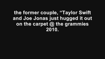 Joe & Taylor Swift Grammy 2010 New Picture and Hugged 