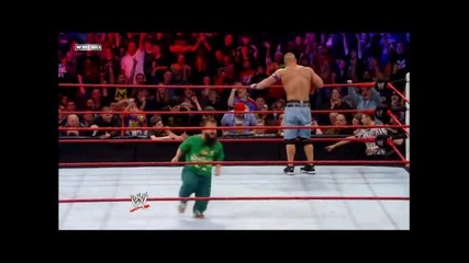 John Cena eliminated Tyson Kidd Royal Rumble 2011