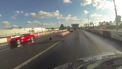 Тesla Model S Performance vs Dodge Viper S R T 10 - Drag Racing 1/4 Mile