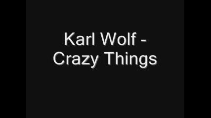 Karl Wolf - Crazy Things
