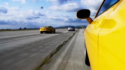 V-8 Pony Car Drag Race! 2011 Mustang Gt vs 2010 Camaro Ss vs 2010 Dodge Challeng