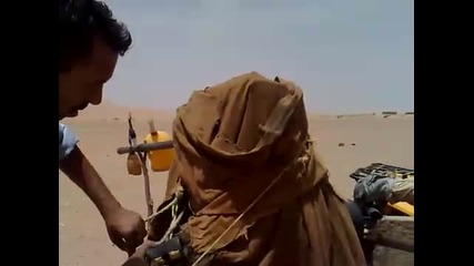 Start Water Pump in Sahara Desert 