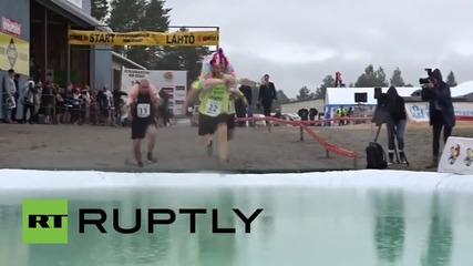 Finland: This is the Wife-Carrying World Championship 2015