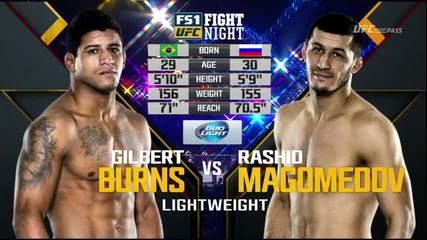 Rashid Magomedov vs Gilbert Burns (ufc Fight Night 77, 7.11.2015)