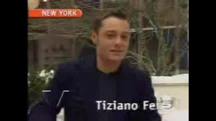 Интервю На Tiziano Ferro В Ню Йорк