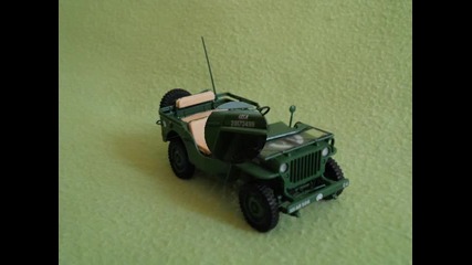 Jeep Willys стендов модел 1/35