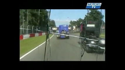Deuxieme accident Fia European Truck Racing 2008 