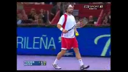 Atp Madrid 2007 Roger Federer vs Nicolas Kiefer