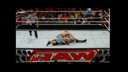 Wwe Raw 07.09.2010 Justin Gabriel vs John Cena 