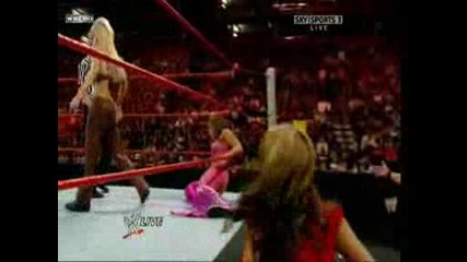 Raw 02/03/09 - Beth And Jilian Vs Mickie And Kelly Kelly