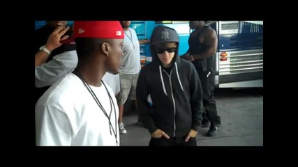 Justin Bieber Iyaz Sean Kingston predi koncerta na J B 