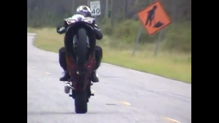 Bike, motorcycle stunts, Daytona Beach 