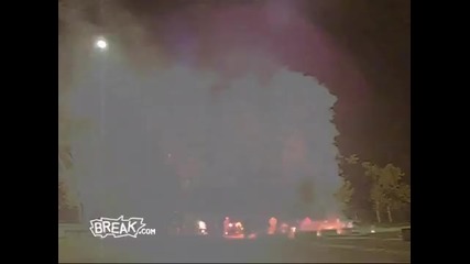 Public Fireworks Finale Goes Wrong 