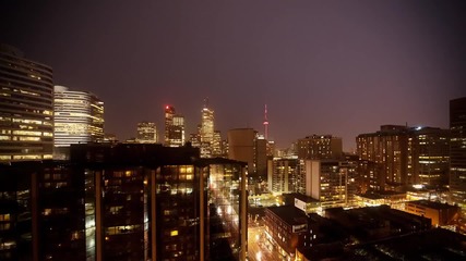 Hd Буря над Торонто. спектакъл на природата!