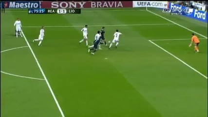 Real Madrid - Lyon Uefa Champions League Football Video Highlights 