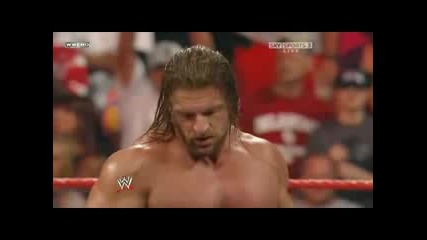 wwe raw ortun vs triphlr h