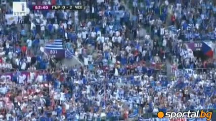 Евро 2012 - Гърция 1:2 Чехия - Чехия възкръсна с труден успех над Гърция
