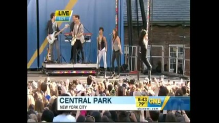 Demi Lovato The Jonas Brothers - Cant Back Down (live On Good Morning America) 