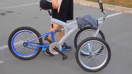 Comparison of a new simple hinge less tilting trike and complicated multi link tilting trike/quad