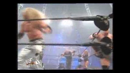 W W F Survivor Series 2000 - A P A & Trish vs Crash Holly & Molly Holly & Steve Blackman