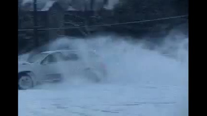 Bmw X5 Snow Drifting 