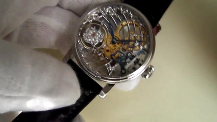 Tourby Watches Art Deco Skeleton High Finish Hand Engraved Eta Unitas 6498