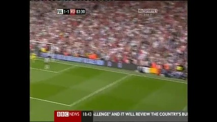 2010 - 08 - 22 Фулъм 2 - 2 Манчестер Юнайтед - League Inglaterra Всички голове 