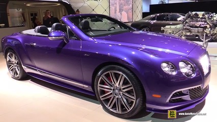 2015 Bentley Continentel Gt Speed Convertible - 2015 Detroit Auto Show