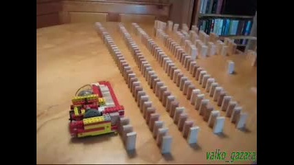 Лего доминото машина ред сграда 