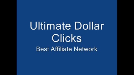 Ultimate Dollar Clicks best Affiliate Network with Best Cpa Programs Best Affiliate Programs